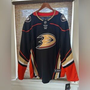 Anaheim ducks NHL fanatics authentic men’s long sleeve jersey